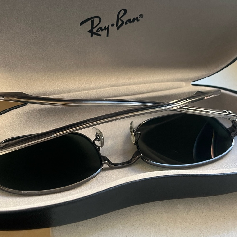 Gunmetal Gray Ray-Ban Rectangular Frame - image 3